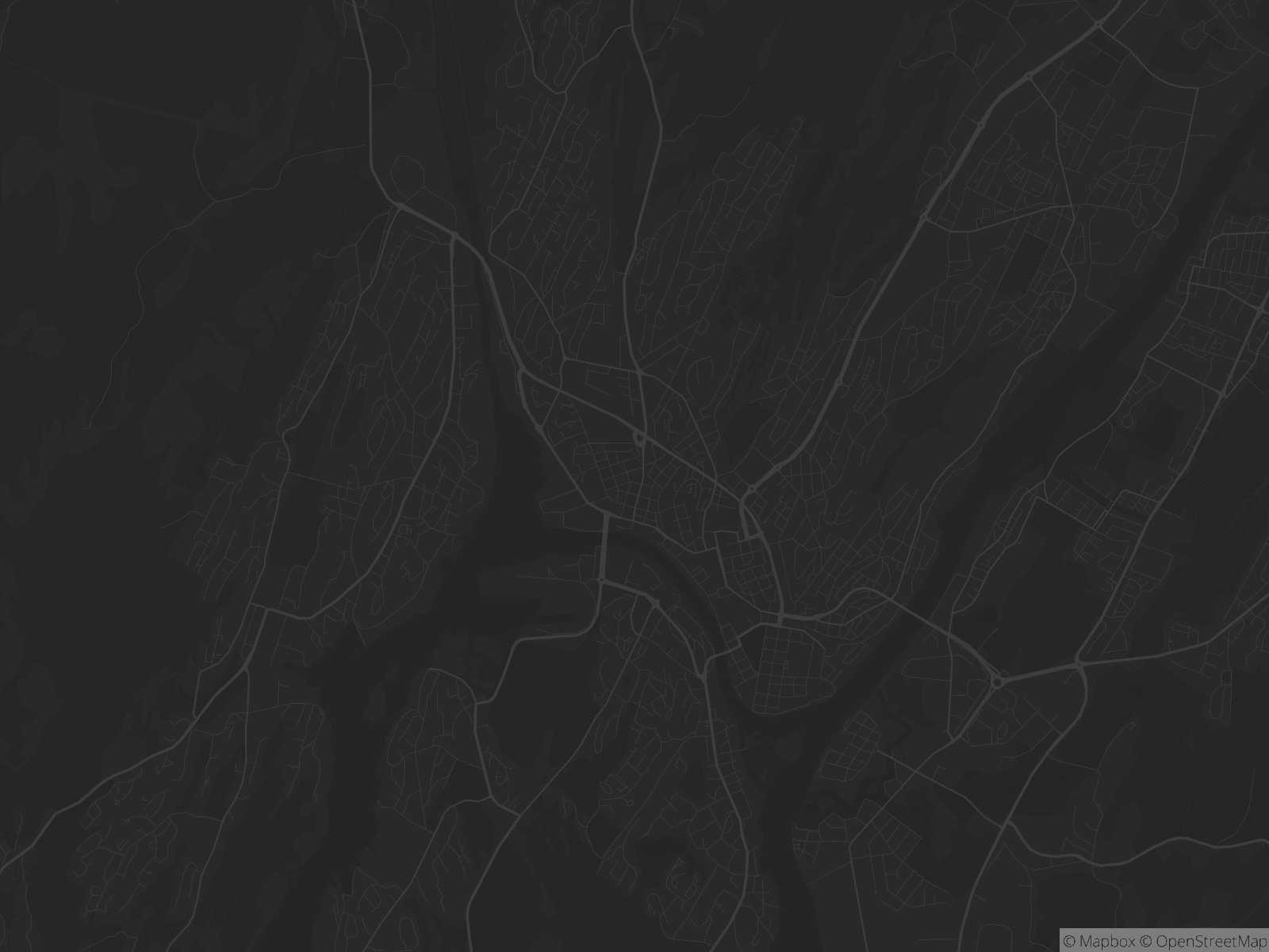 Kart over Fredrikstad