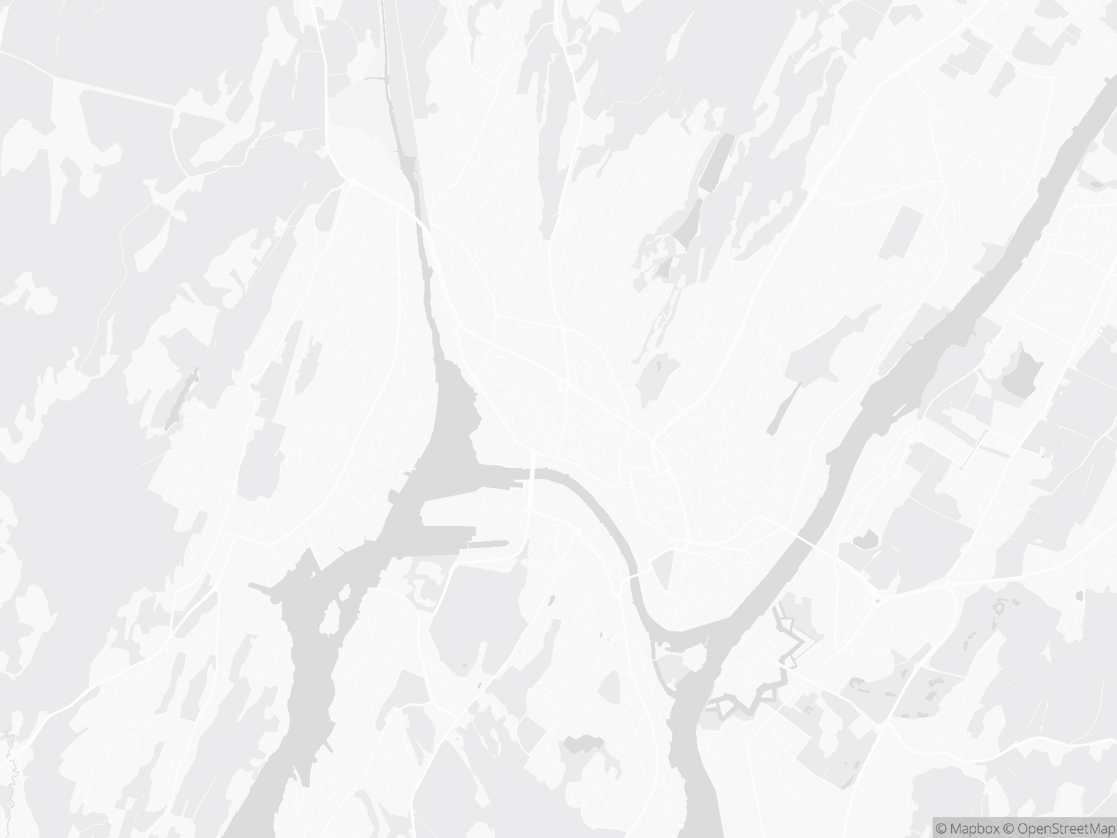 Kart over Fredrikstad