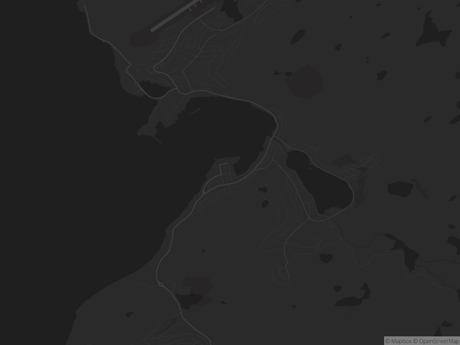 Kart over Hammerfest