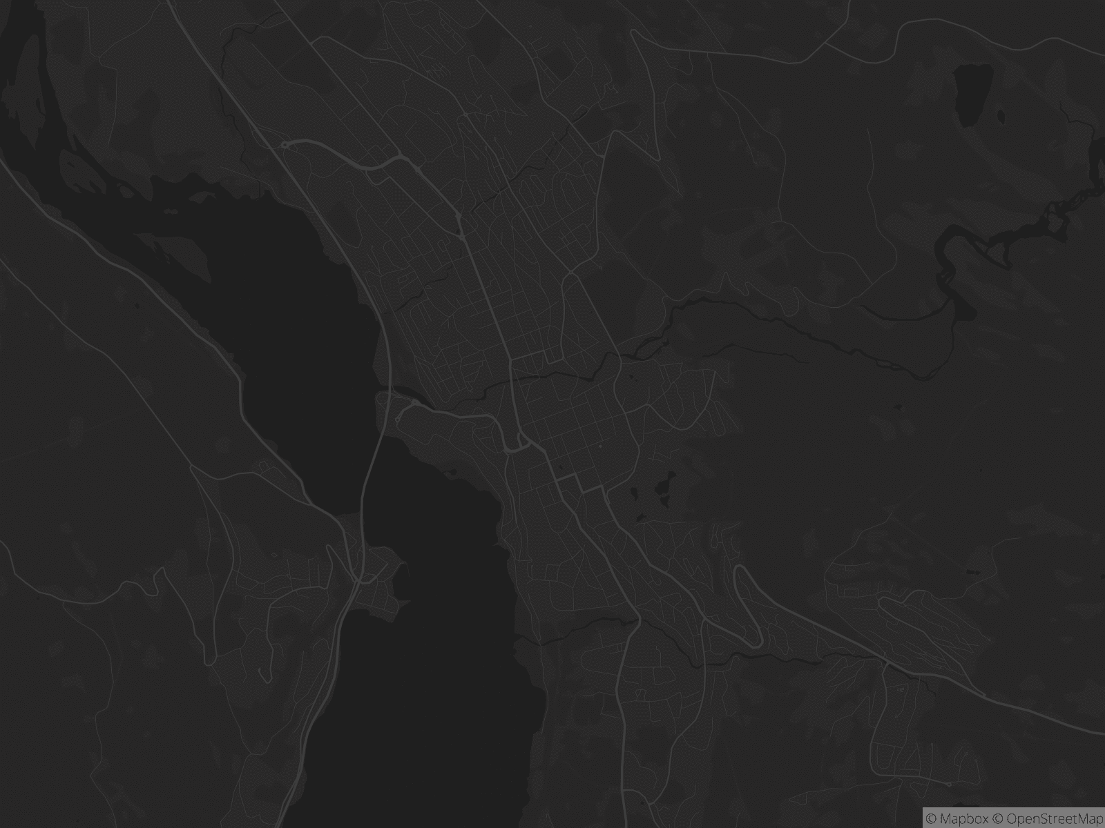 Kart over Lillehammer