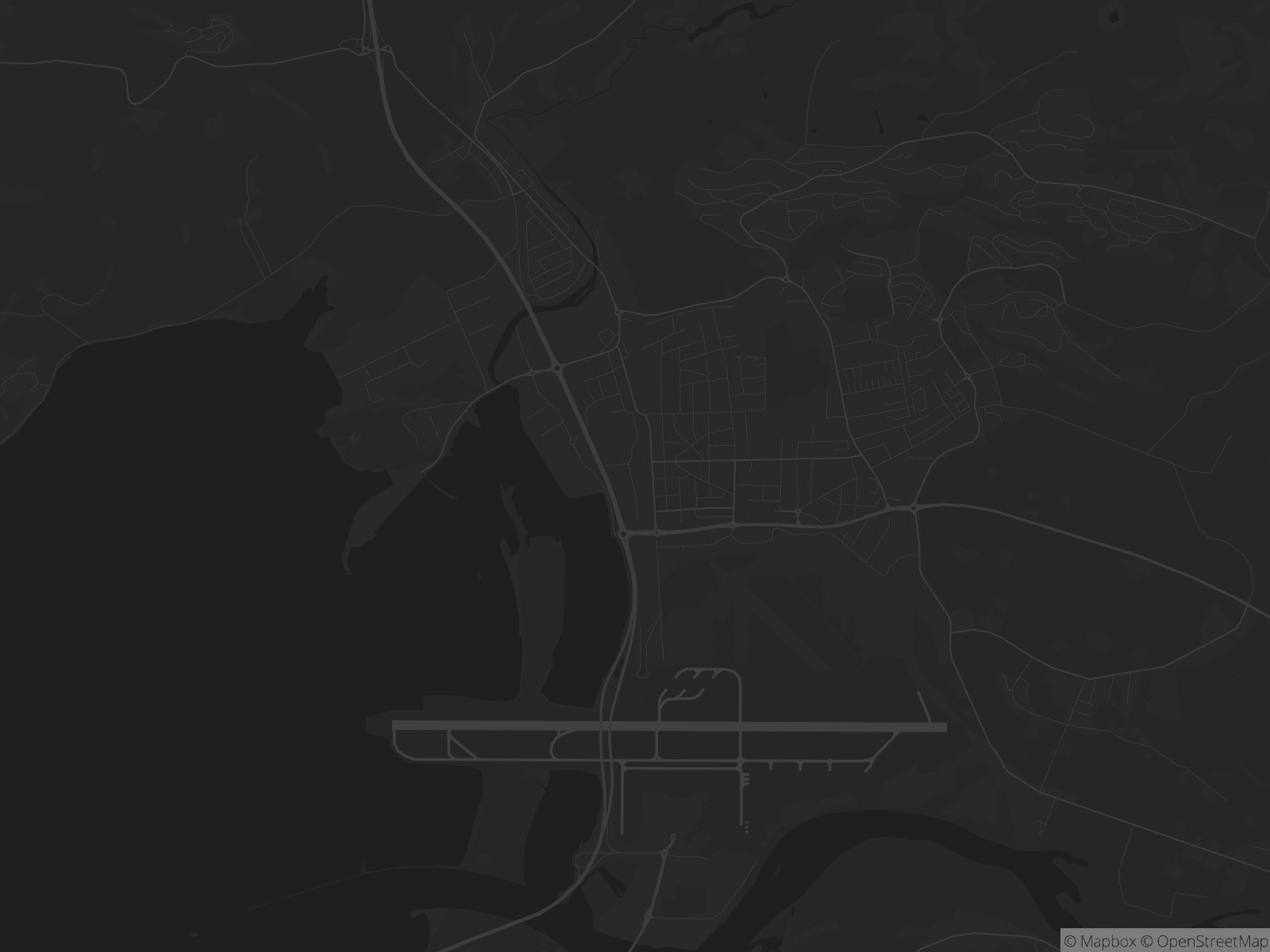 Kart over Stjørdalshalsen